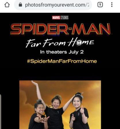 A poster for spider-man far from home in theaters july 2