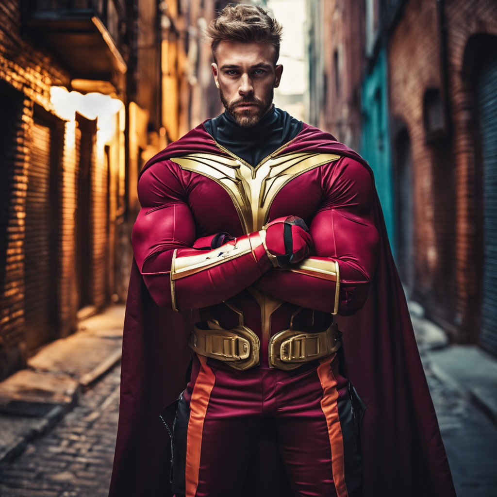 Superhero AI Photobooth Photos