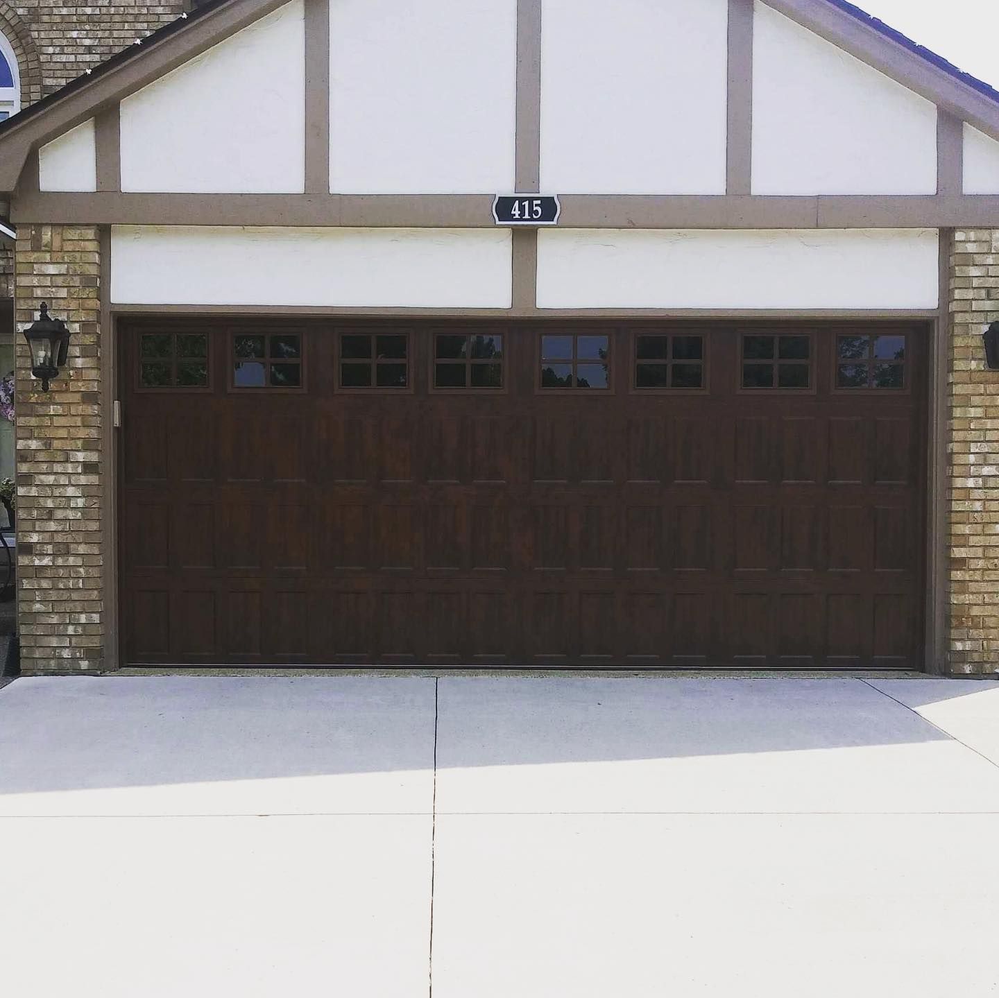 Brown Garage Door Flush Panel — Detroit, MI — Town & Country Door