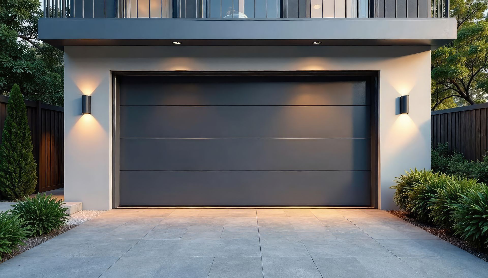 New garage door installation. 