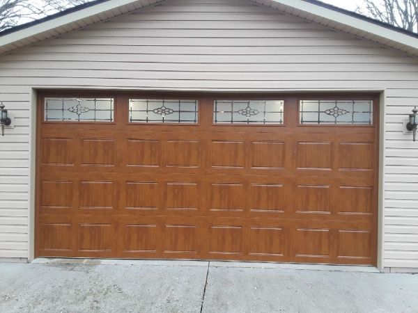 Raised Panel Wooden Garage Door — Detroit, MI — Town & Country Door