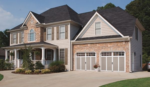Two Story House With Garage — Detroit, MI — Town & Country Door