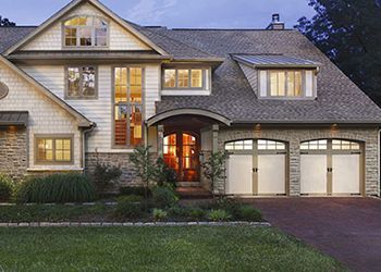 Two White Garage Doors — Detroit, MI — Town & Country Door