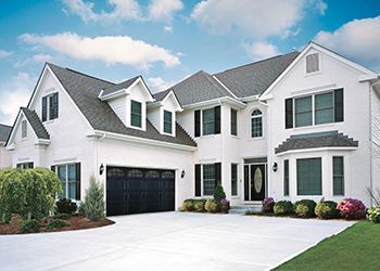 Black Garage Doors — Detroit, MI — Town & Country Door