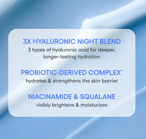 LANEIGE Water Sleeping Mask for Moisture Barrier Support with Niacinamide & Squalane