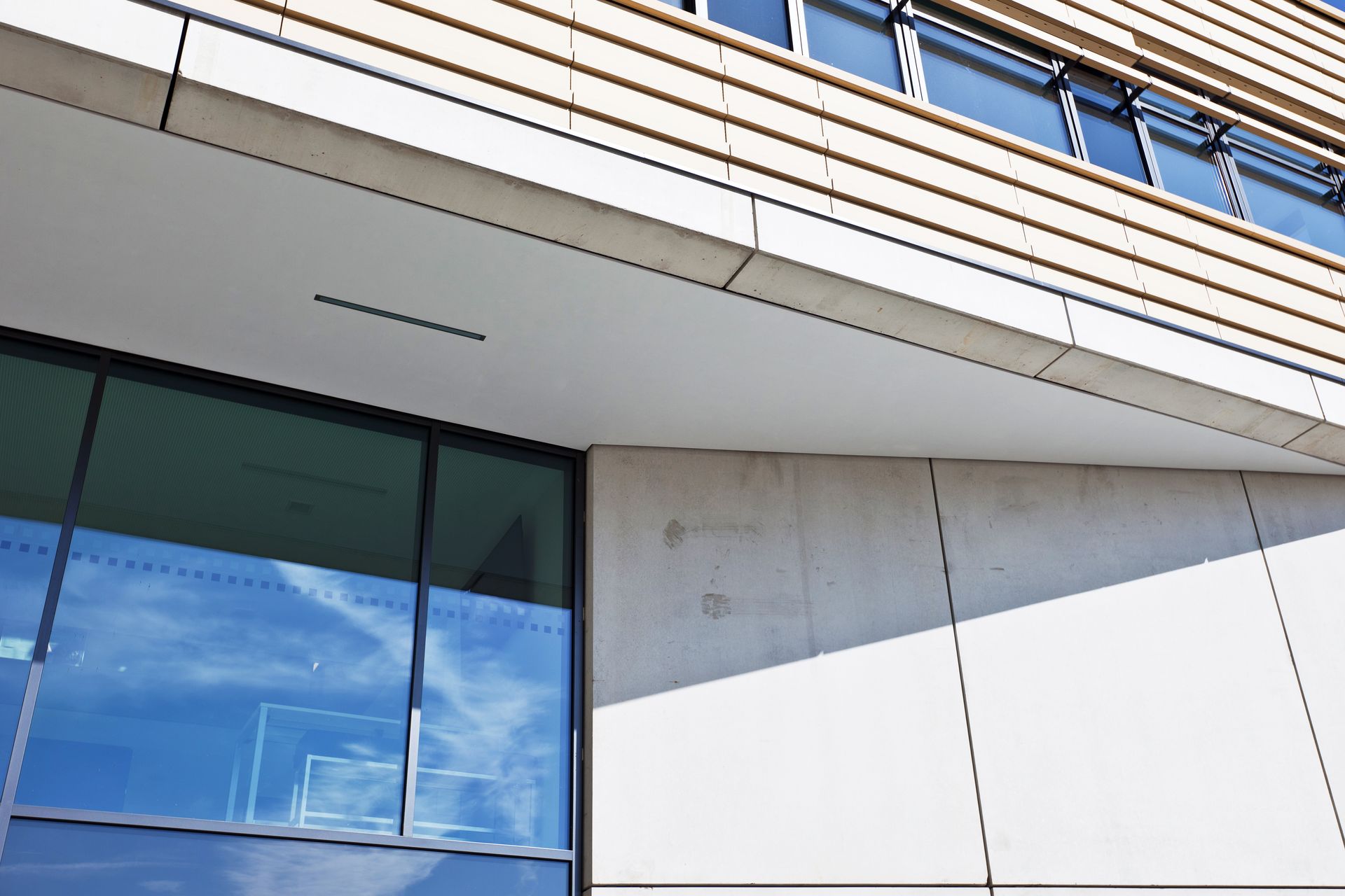 Ansicht einer weißen Decke 