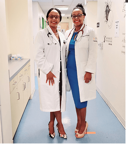Drs. Delana Wardlaw and Elana McDonald
