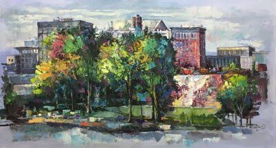 Downtown Greenville Panoramic 43x24 – Art Gallery in Greenville, SC