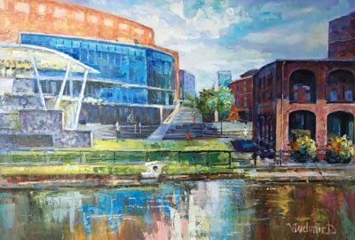 Greenville Wyche Pavillio 24x36 — art gallery Greenville, SC