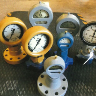 a bunch of gauges including one that has the number 2 on it