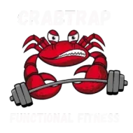 Red crab lifting weights, 