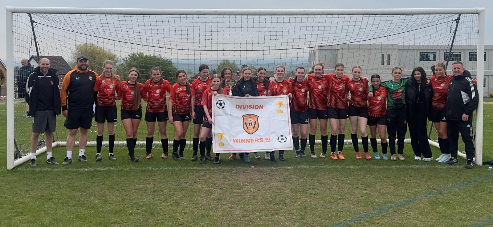 Girls U15 24/25 Division winners