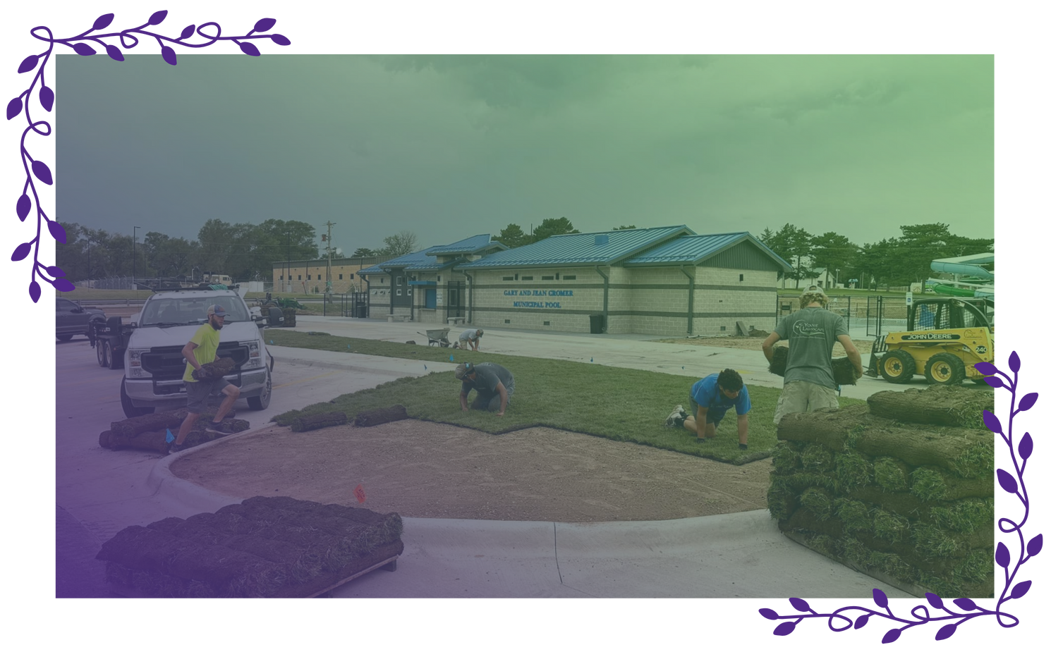 landscape design in pratt, ks with younie lawnscapes