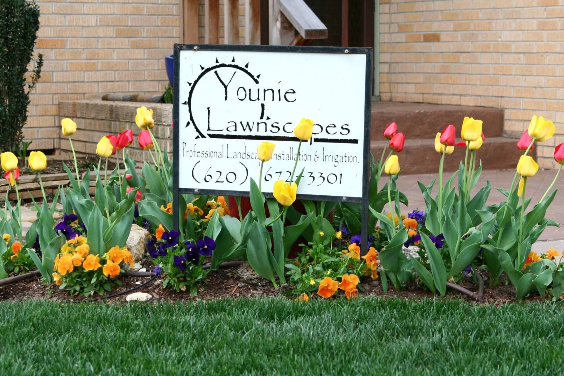 landscape design in pratt, ks with younie lawnscapes