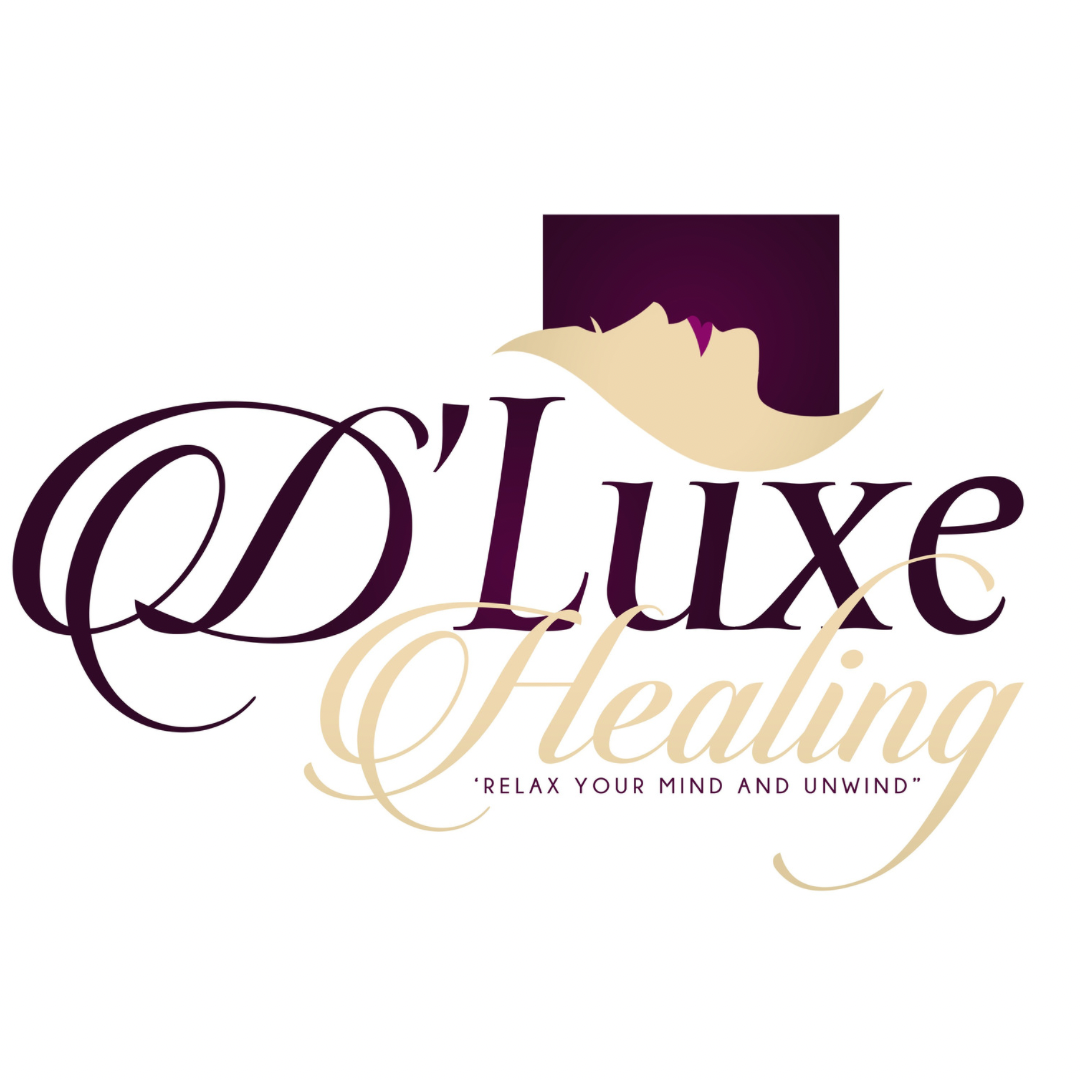 Woman with blonde hair smiling, wearing a black choker and striped off-the-shoulder top.