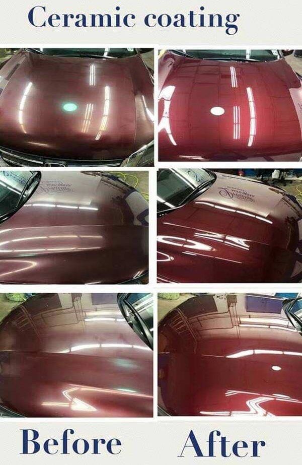 Ceramic Coating Before and After — Car Detailing Services in Budd Lake, NJ