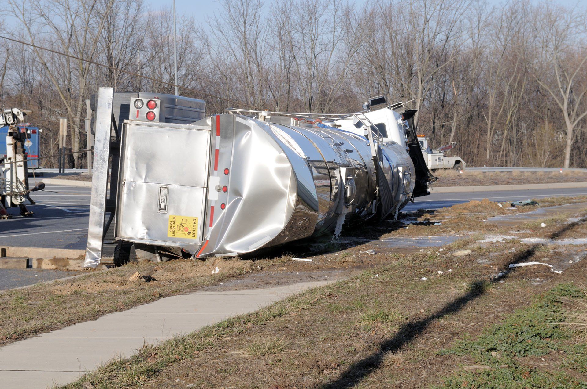 Overturned Tanker — Charleston, WV — Cormany Law PLLC