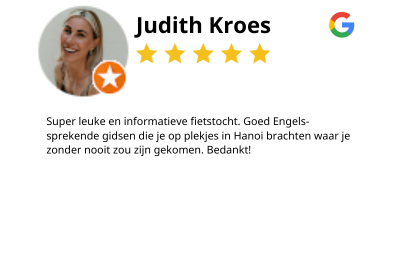 A google review for judith kroes with five stars