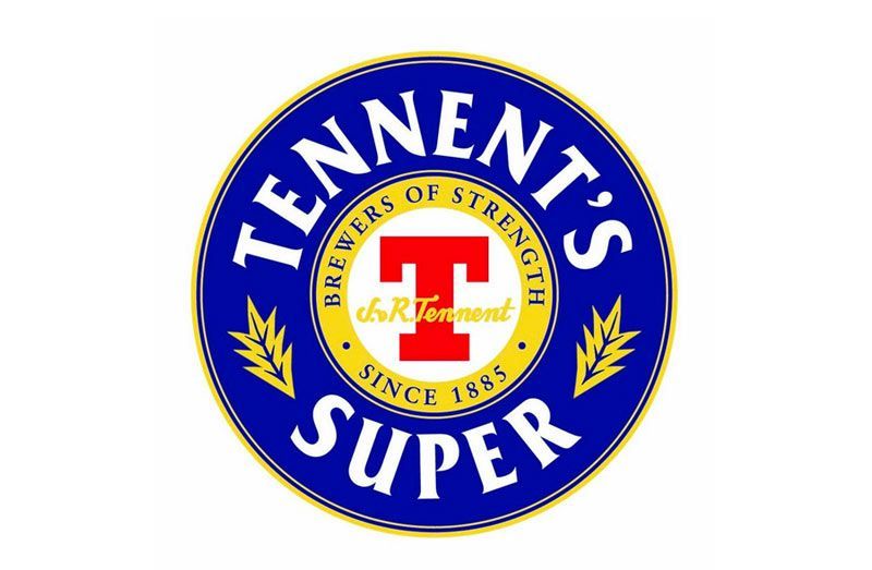 Il super logo di Tennet: cerchio blu e oro con testo e una 