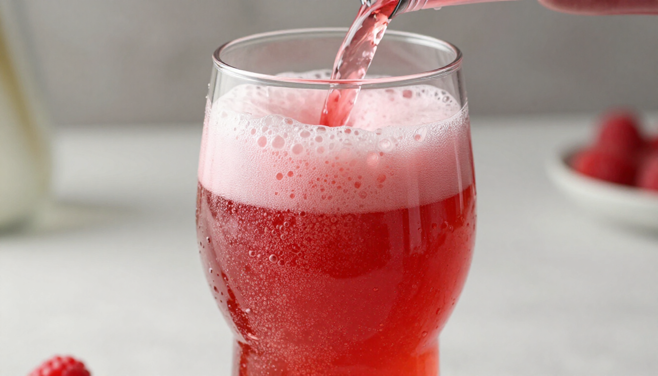 Szklanka kolorowego piwa kwaśnego na barze w Taproom Wilanów