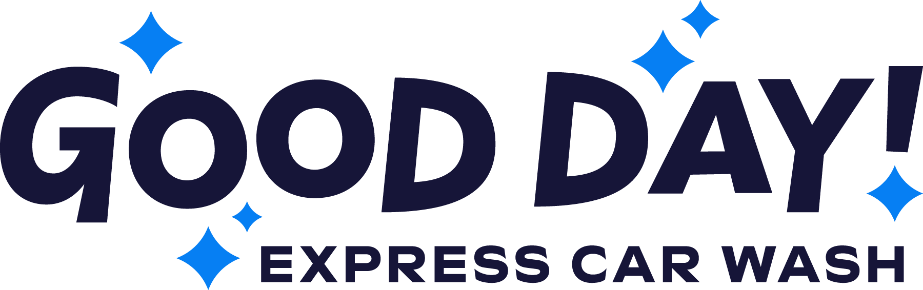 GoodDay Express Car Wash Logo sparkle star icons - Minnesota Car Wash