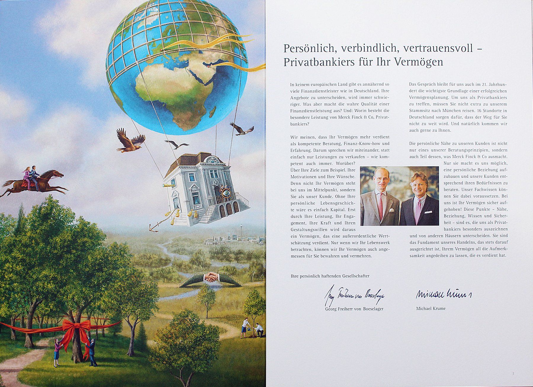 Ludvik Glazer-Naudé, Illustration, Digtal art, Panoramabild, Privatbank, Merck Fink / acrylpainting, adler, landschaft, leuchtturm. immobilien