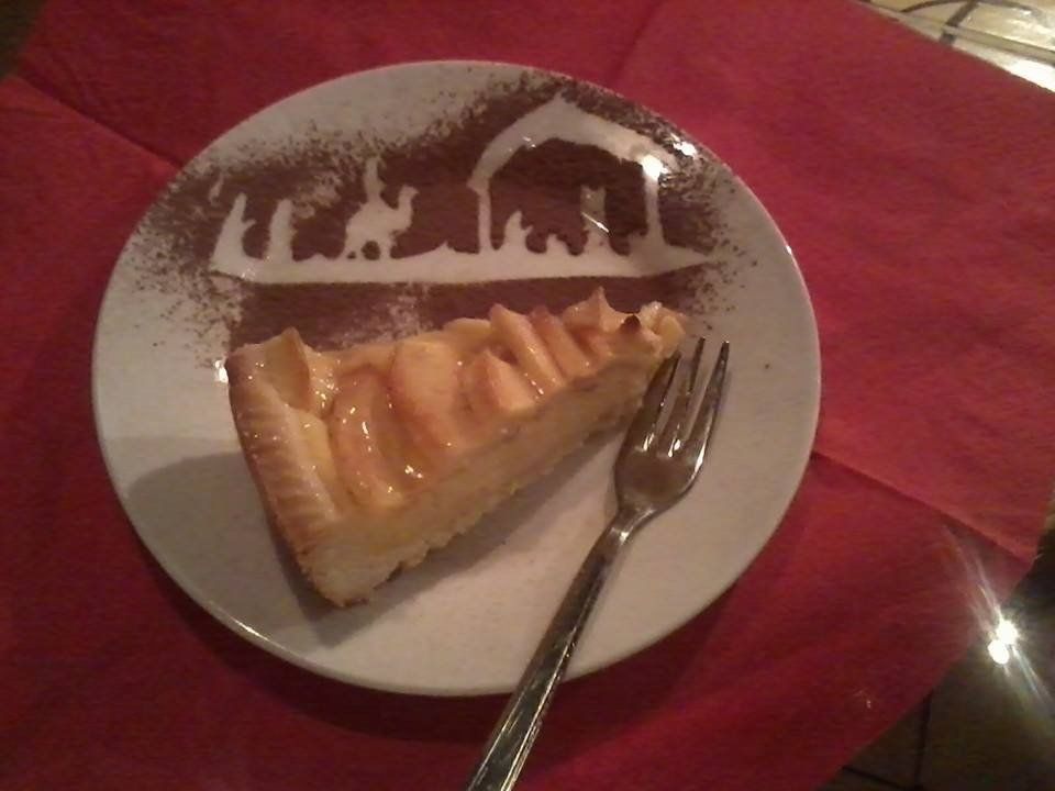 Torta di mele e crema