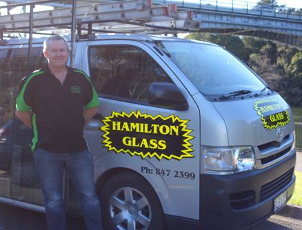 Hamilton Glass van