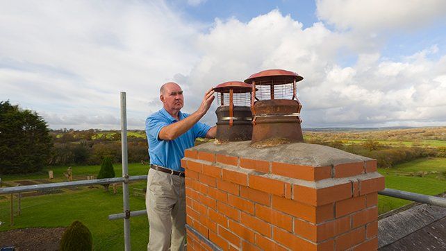 Installed Brick Chimney — Livermore, CA — Charlie Dunn & Sons