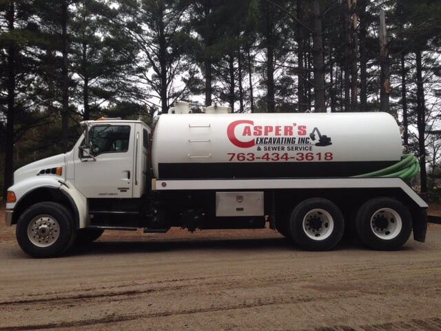 Casper's truck — Cedar, MN — Casper's Excavating