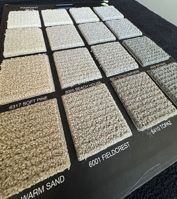 pinpoint carpet samples from dreamweaver