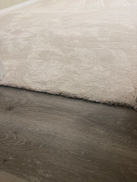 carpet and lvp transition with no transition strip in Carlsbad