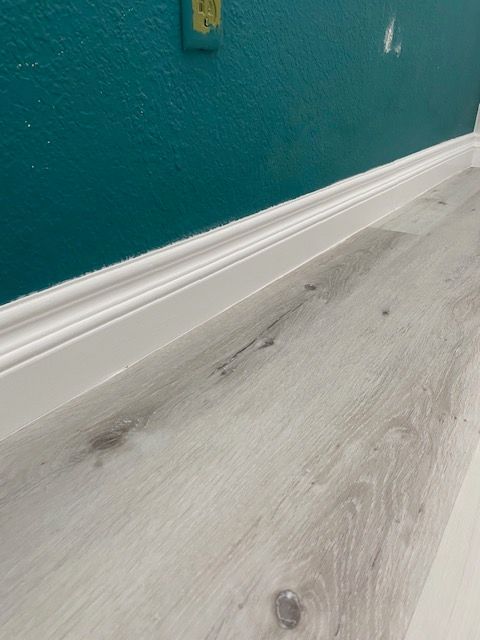 New floors and baseboards in Chula Vista homes.