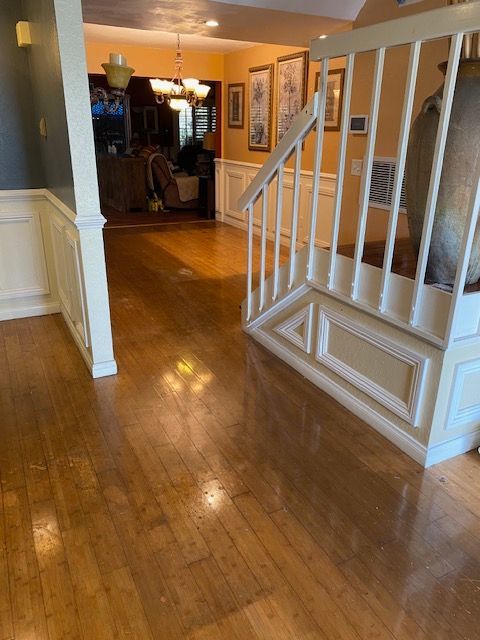 Vista hardwood floor refinishing and repairs