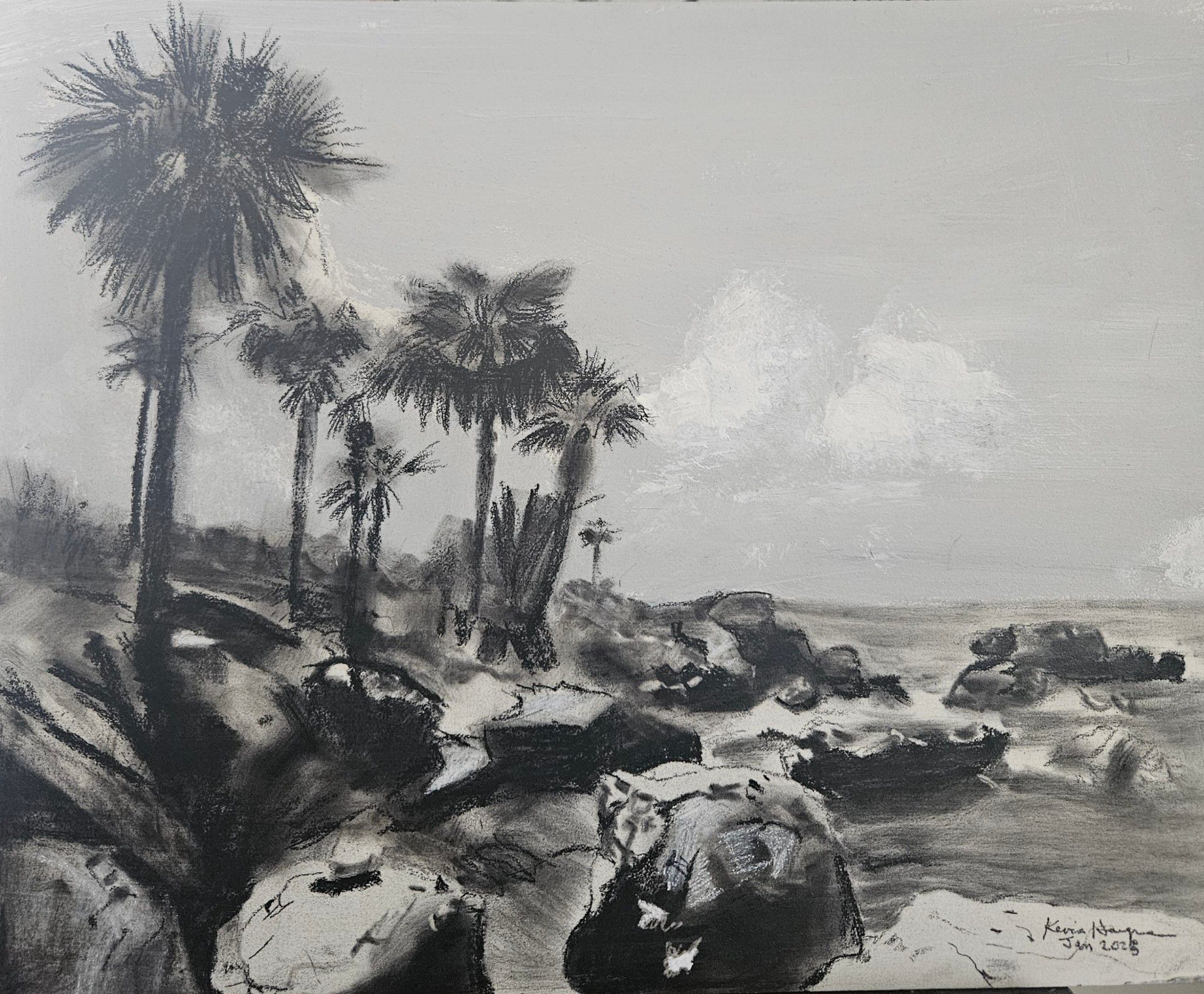 Charcoal by Kevin L Hargrave Artist