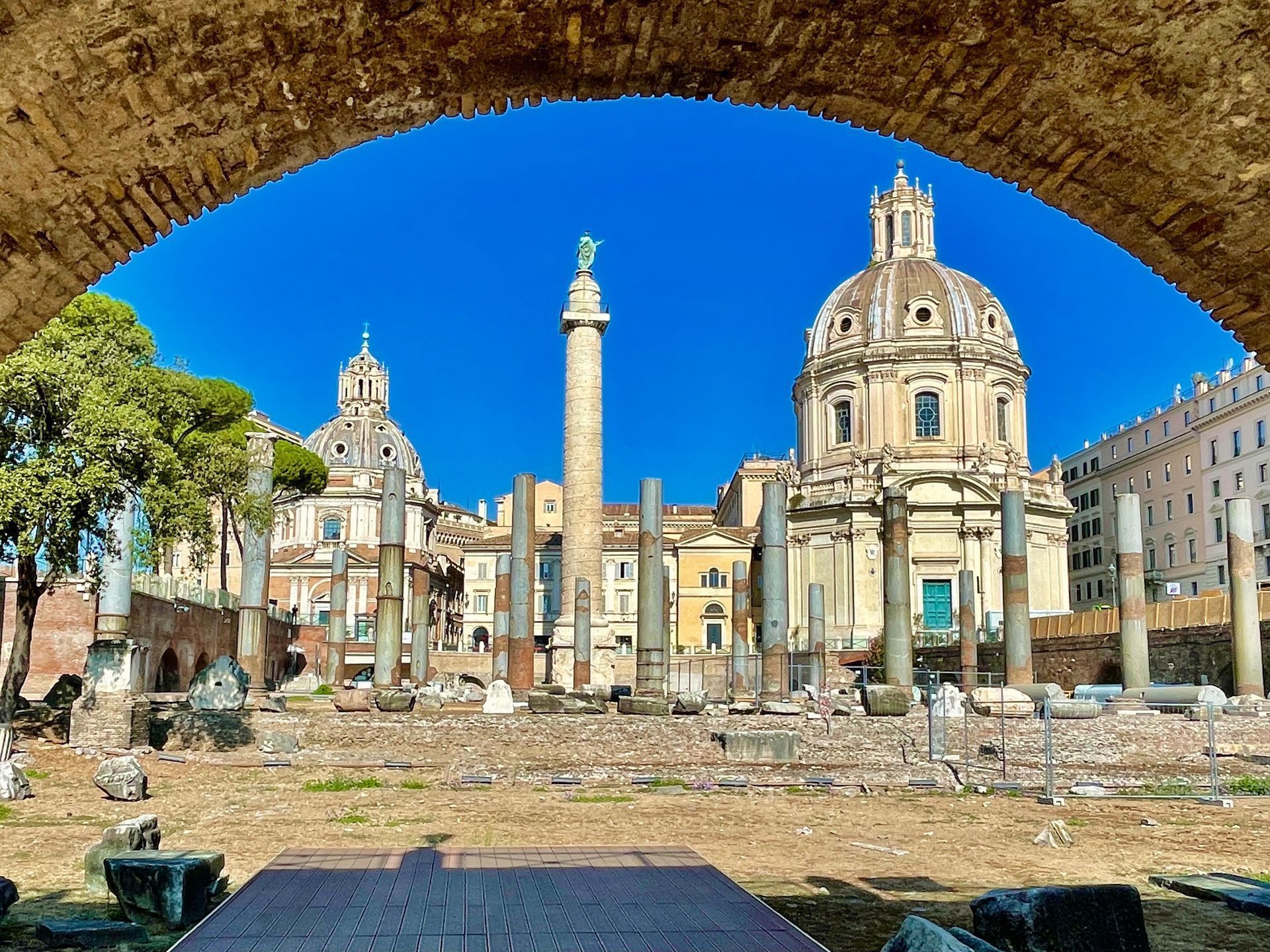 Tour of Ancient Rome, Colosseum, Trajan Column, Roman Forum, Colosseum, and Panoramic Views of Rome