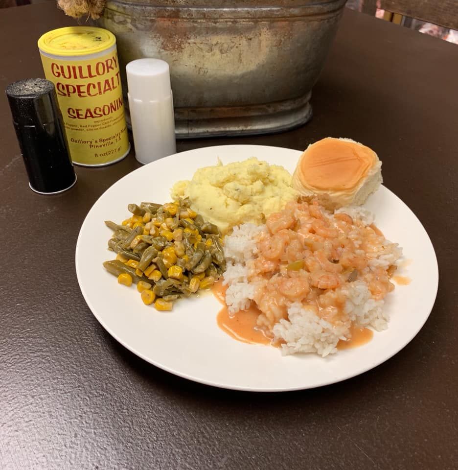 Beans and rice plate