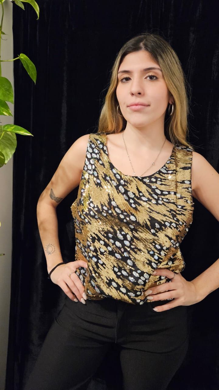 Noche importada animal print Talle XL