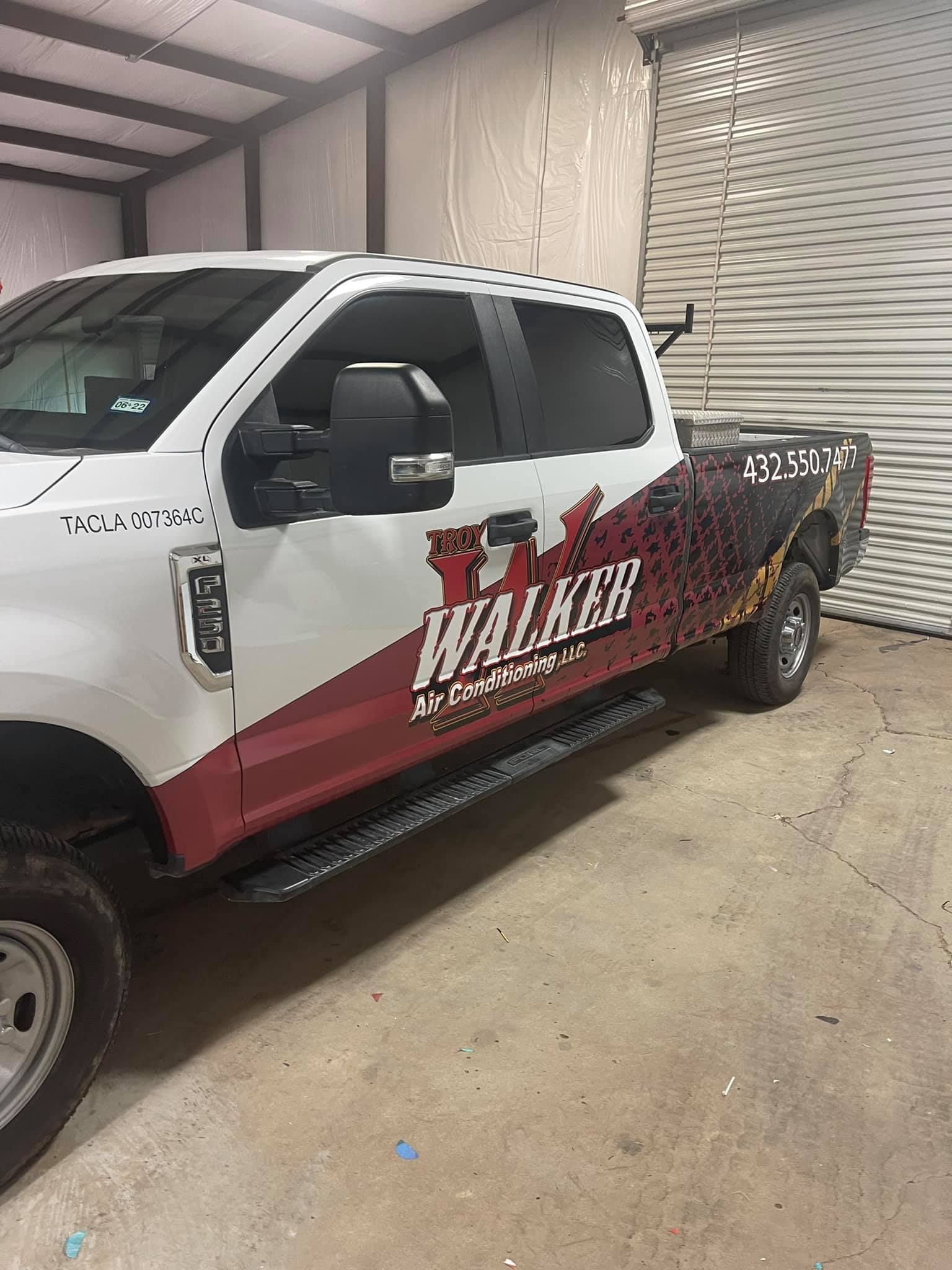 Walker Truck Near View | Odessa, TX | Walker Air Conditioning
