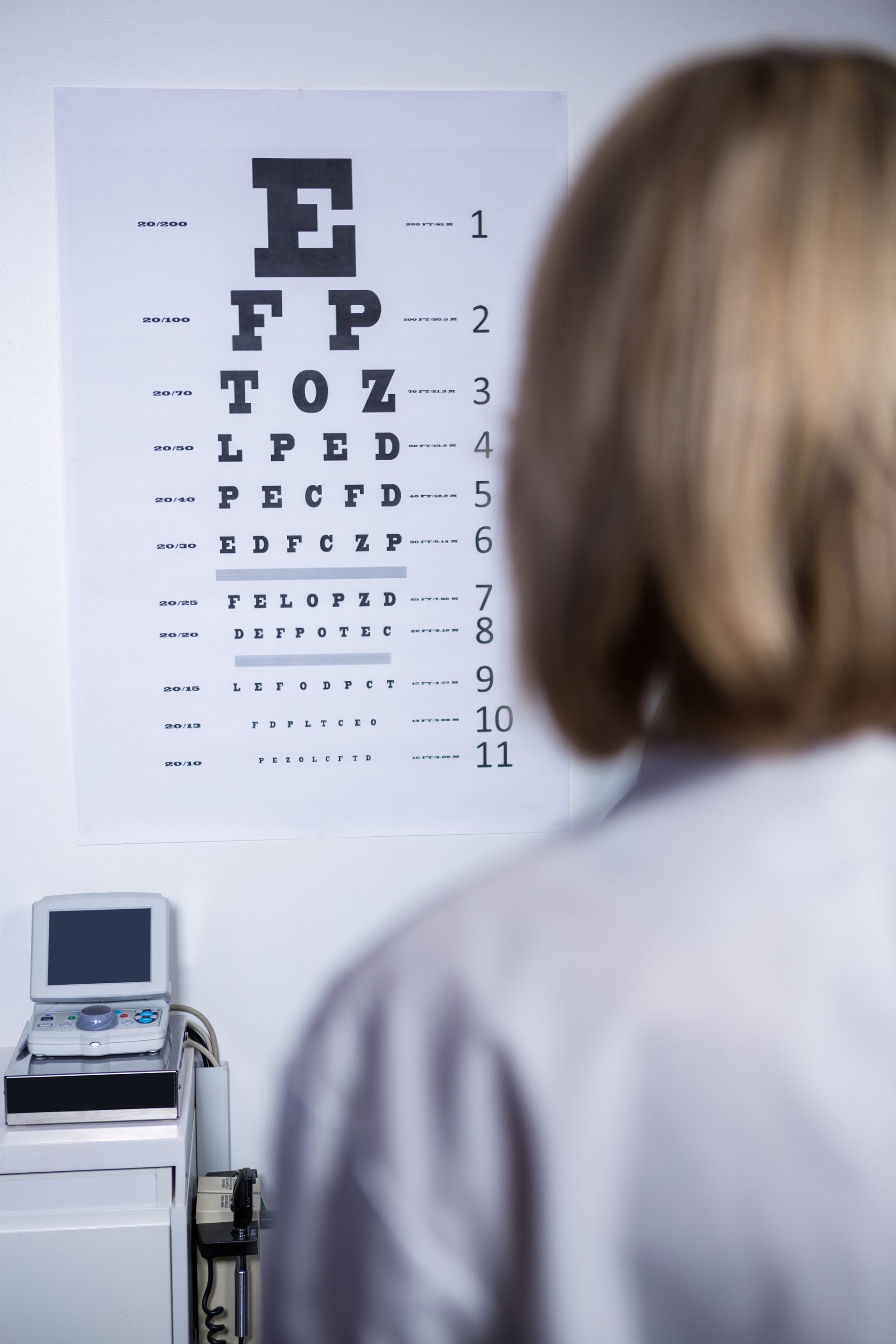 optometrist eye chart