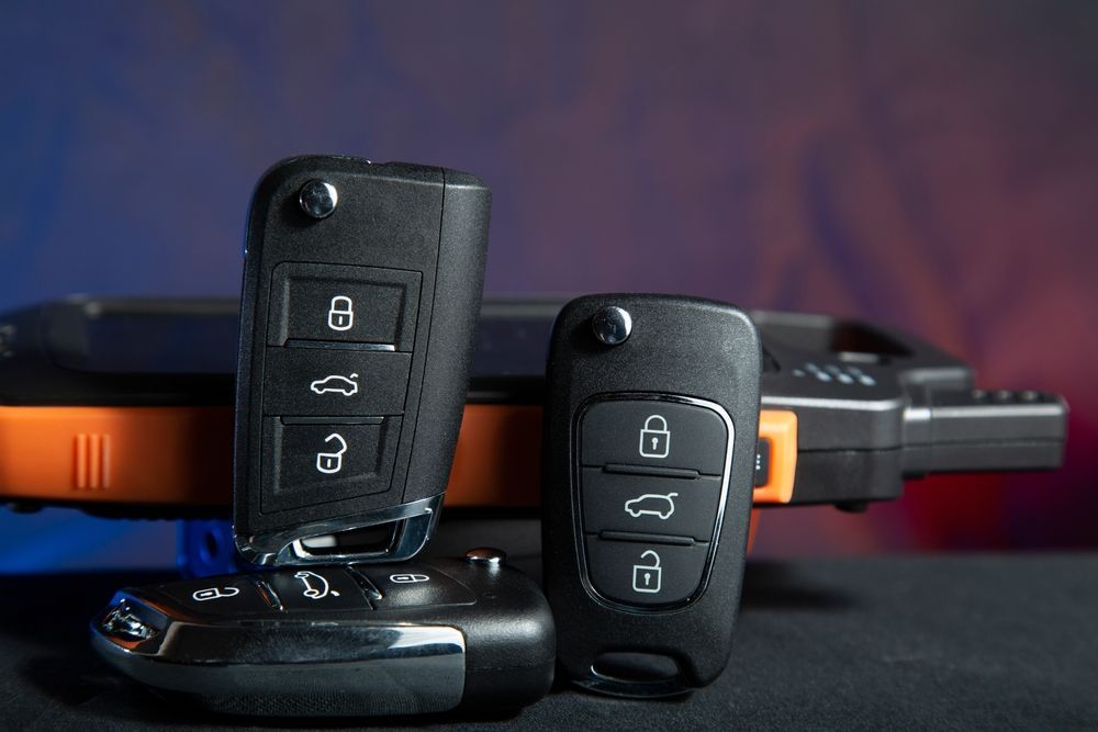 Car Key Fobs with Lock, Unlock and Trunk Buttons — Terrace Locksmiths in Raymond Terrace, NSW