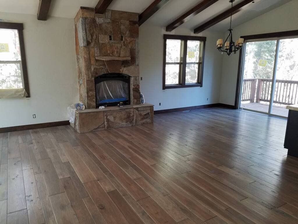 Residential House With Fireplace