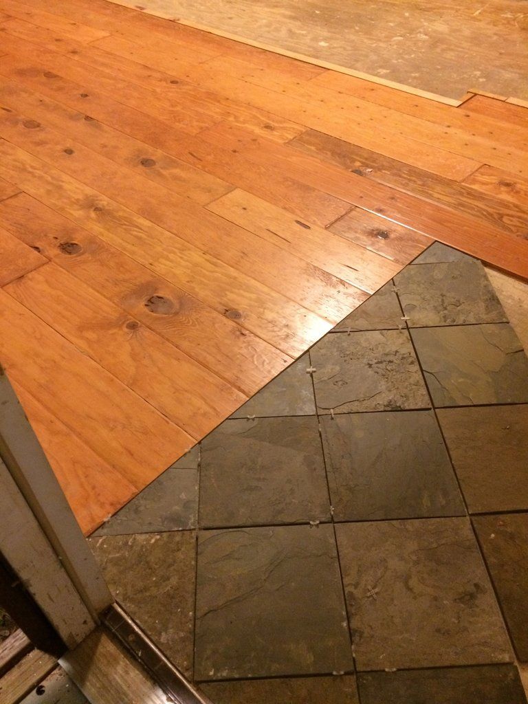 Hardwood Flooring And Old Tiles