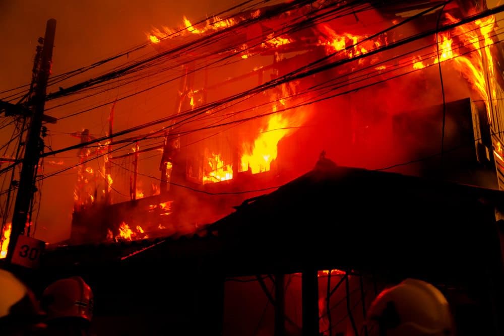 Residential House Burning Down — FNQ Smoke Alarms & Maintenance in Cairns, QLD