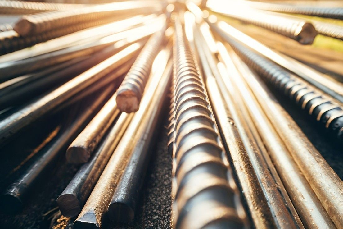 A Bunch of Metal Bars Are Stacked on Top of Each Other — Top End Steel Supplies Darwin In Pinelands, NT
