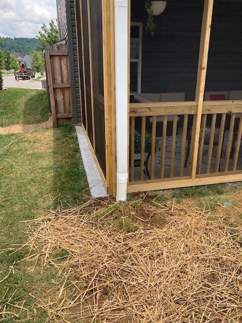 Underground Downspout Extension - Nashville, TN