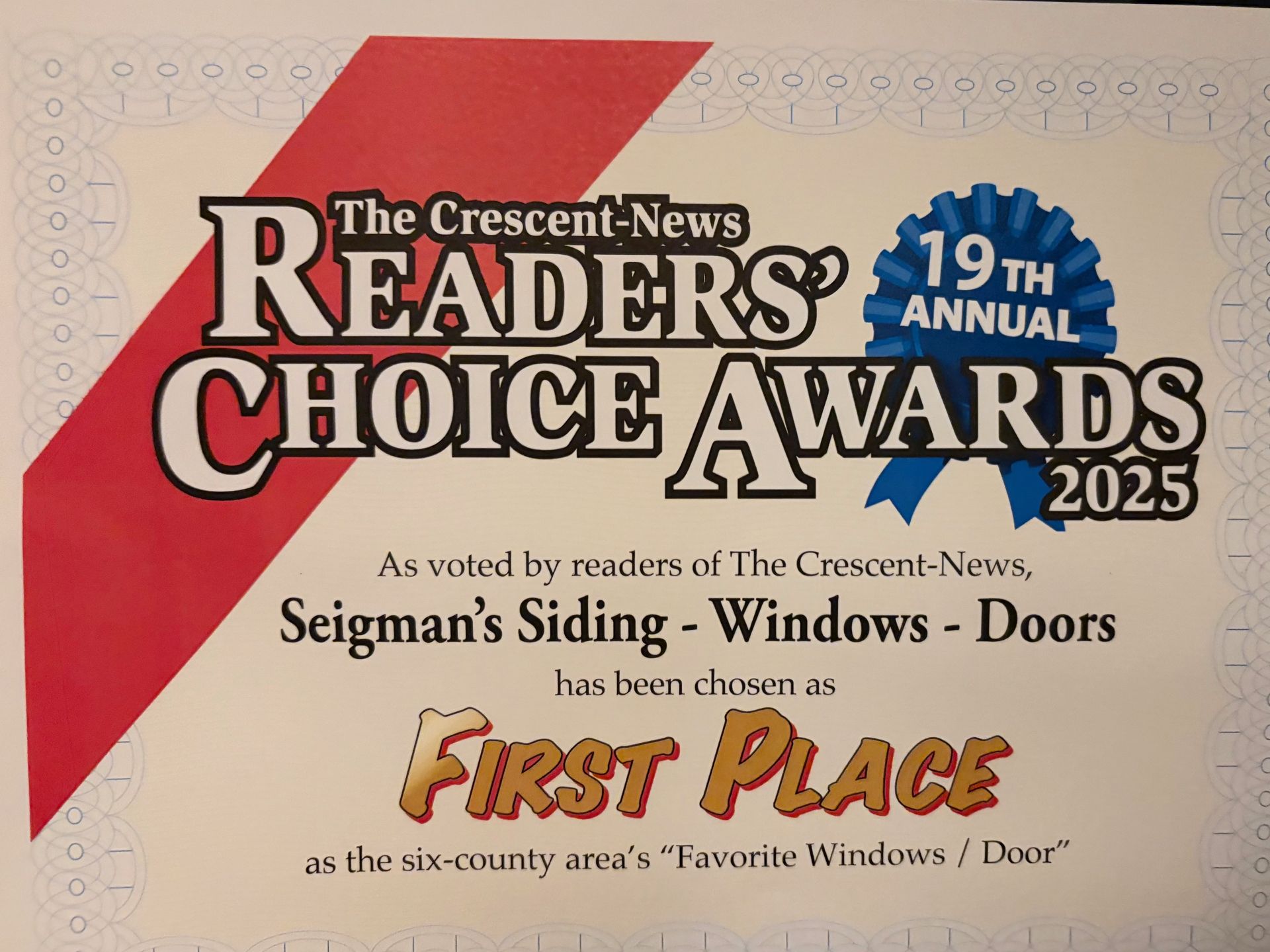 Crescent News Readers' Choice Awards 2025