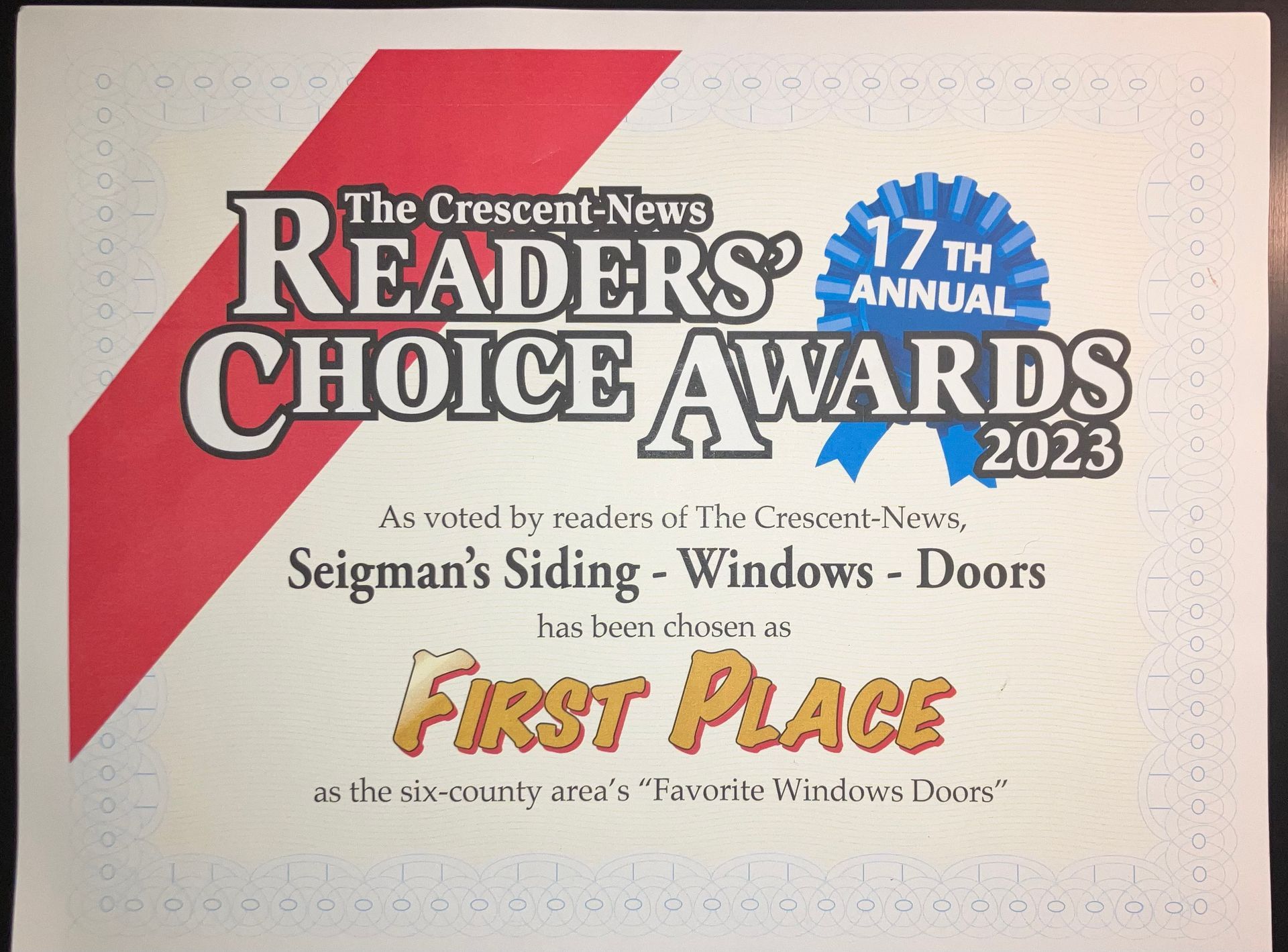 Crescent News Readers' Choice Awards 2023