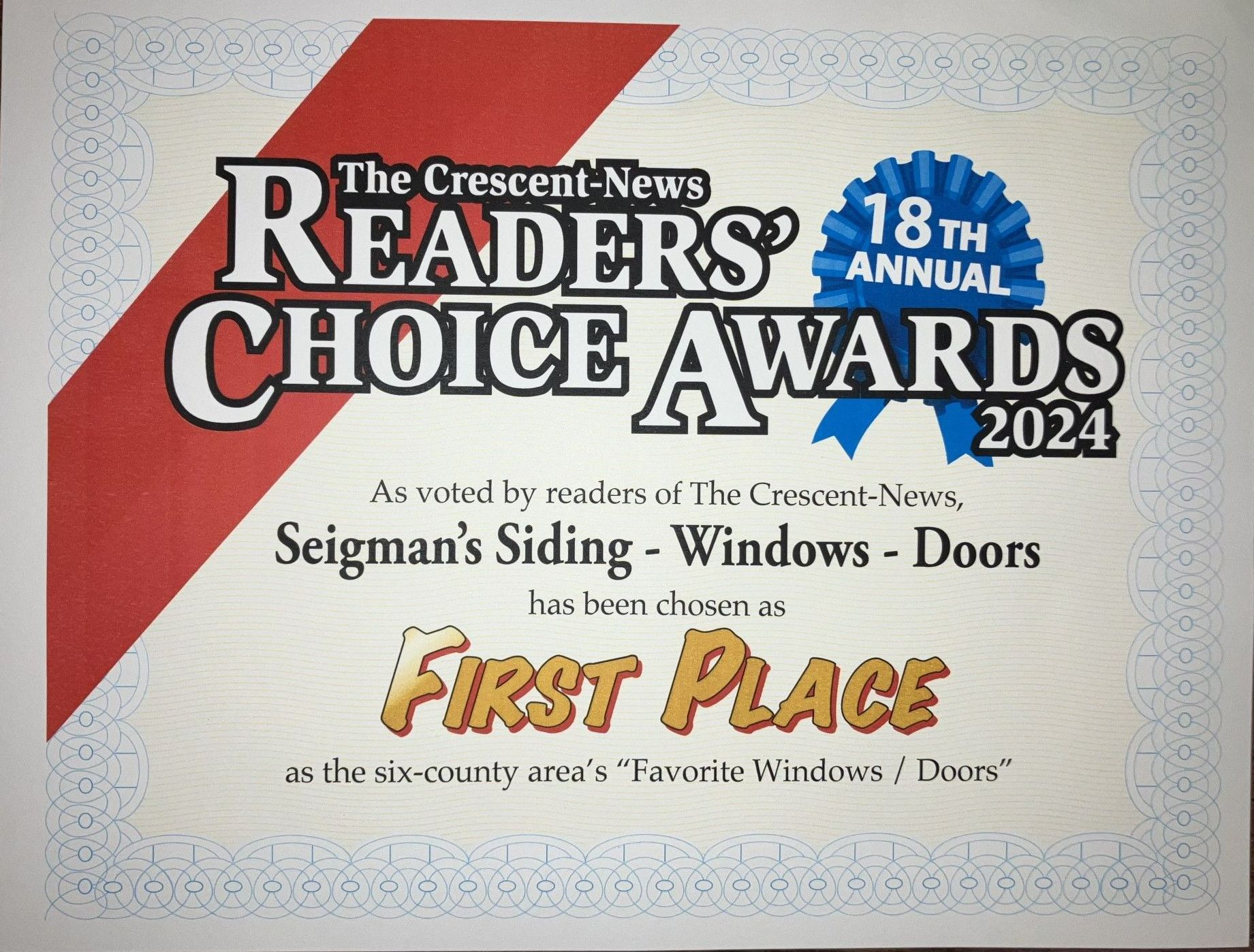 Crescent News Readers' Choice Awards 2024