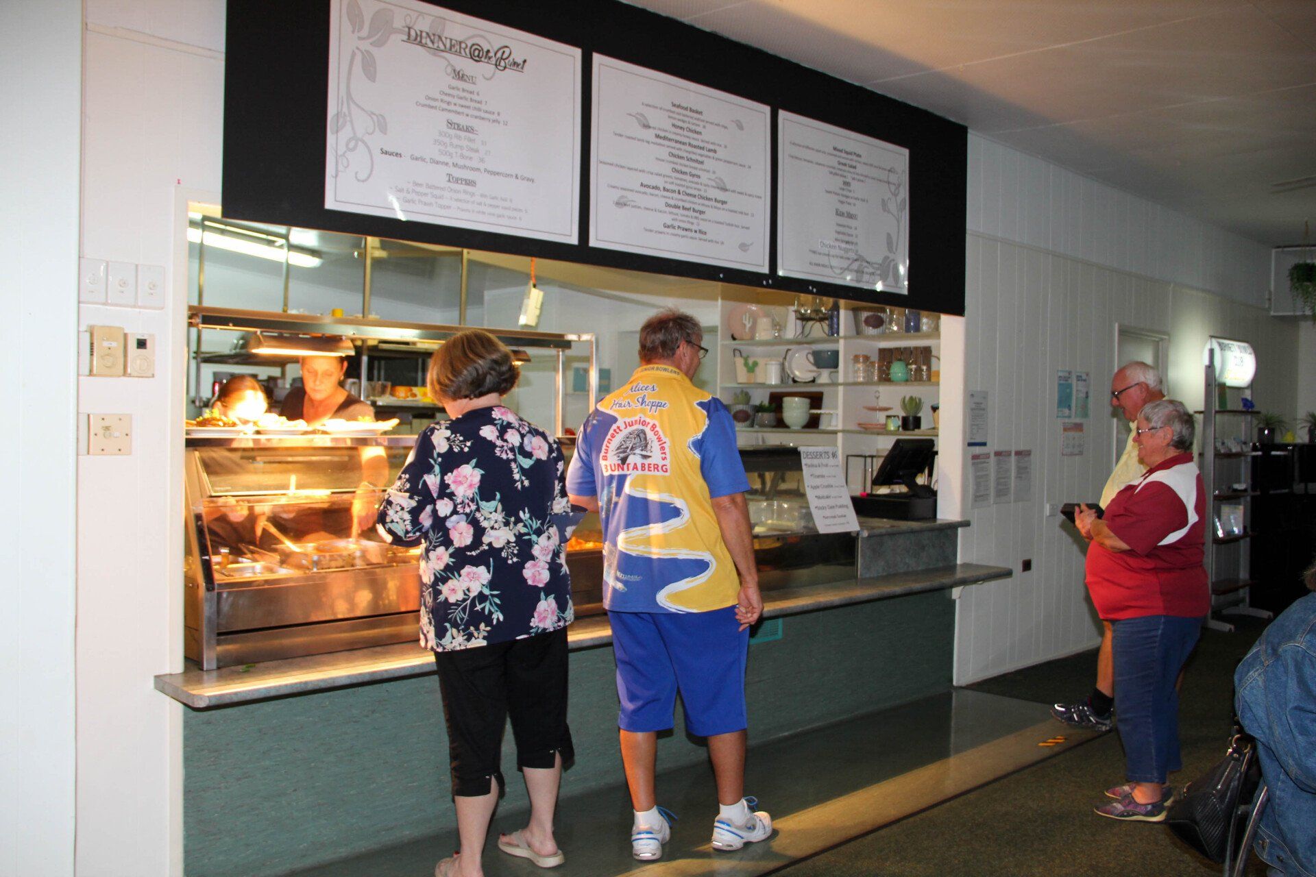 Bowls Members At The Bistro